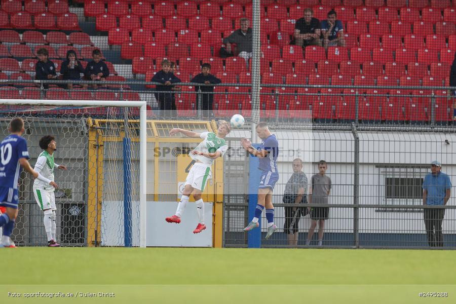sport, action, Stadion am Schönbusch, SpVgg Greuther Fürth II, SVA, SV Viktoria Aschaffenburg, SGF, Regionalliga Bayern, Fussball, BFV, Aschaffenburg, 25.07.2025, 1. Spieltag - Bild-ID: 2495288