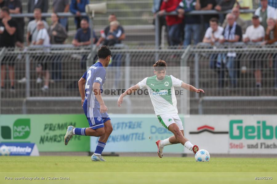 sport, action, Stadion am Schönbusch, SpVgg Greuther Fürth II, SVA, SV Viktoria Aschaffenburg, SGF, Regionalliga Bayern, Fussball, BFV, Aschaffenburg, 25.07.2025, 1. Spieltag - Bild-ID: 2495290 sport, action, Stadion am Schönbusch, SpVgg Greuther Fürth II, SVA, SV Viktoria Aschaffenburg, SGF, Regionalliga Bayern, Fussball, BFV, Aschaffenburg, 25.07.2025, 1. Spieltag - Bild-ID: 2495290