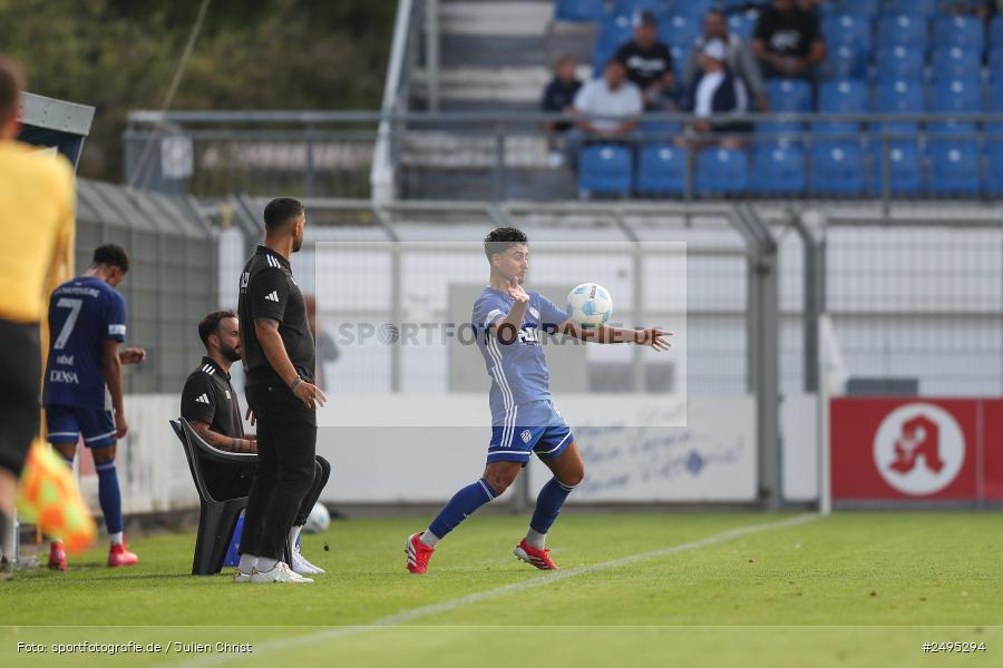 sport, action, Stadion am Schönbusch, SpVgg Greuther Fürth II, SVA, SV Viktoria Aschaffenburg, SGF, Regionalliga Bayern, Fussball, BFV, Aschaffenburg, 25.07.2025, 1. Spieltag - Bild-ID: 2495294