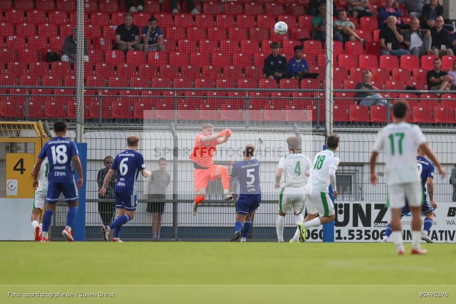 sport, action, Stadion am Schönbusch, SpVgg Greuther Fürth II, SVA, SV Viktoria Aschaffenburg, SGF, Regionalliga Bayern, Fussball, BFV, Aschaffenburg, 25.07.2025, 1. Spieltag - Bild-ID: 2495298
