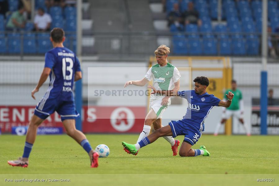 sport, action, Stadion am Schönbusch, SpVgg Greuther Fürth II, SVA, SV Viktoria Aschaffenburg, SGF, Regionalliga Bayern, Fussball, BFV, Aschaffenburg, 25.07.2025, 1. Spieltag - Bild-ID: 2495301