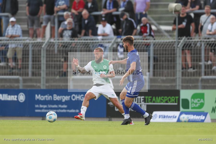 sport, action, Stadion am Schönbusch, SpVgg Greuther Fürth II, SVA, SV Viktoria Aschaffenburg, SGF, Regionalliga Bayern, Fussball, BFV, Aschaffenburg, 25.07.2025, 1. Spieltag - Bild-ID: 2495303