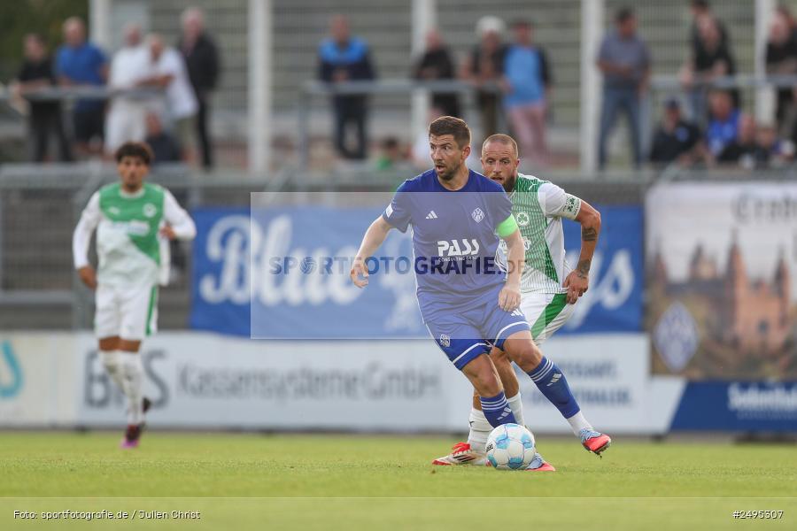 sport, action, Stadion am Schönbusch, SpVgg Greuther Fürth II, SVA, SV Viktoria Aschaffenburg, SGF, Regionalliga Bayern, Fussball, BFV, Aschaffenburg, 25.07.2025, 1. Spieltag - Bild-ID: 2495307