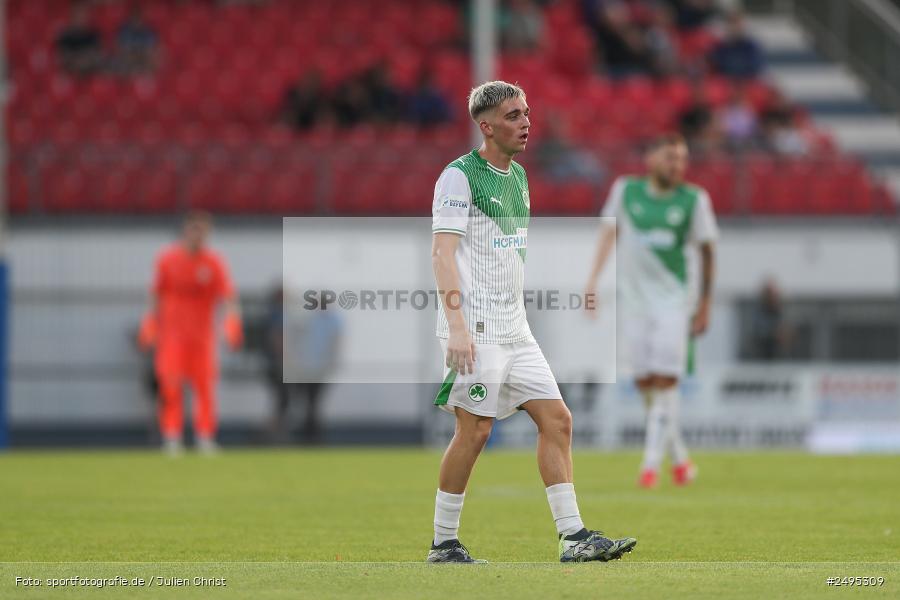 sport, action, Stadion am Schönbusch, SpVgg Greuther Fürth II, SVA, SV Viktoria Aschaffenburg, SGF, Regionalliga Bayern, Fussball, BFV, Aschaffenburg, 25.07.2025, 1. Spieltag - Bild-ID: 2495309