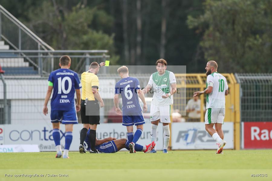 sport, action, Stadion am Schönbusch, SpVgg Greuther Fürth II, SVA, SV Viktoria Aschaffenburg, SGF, Regionalliga Bayern, Fussball, BFV, Aschaffenburg, 25.07.2025, 1. Spieltag - Bild-ID: 2495313