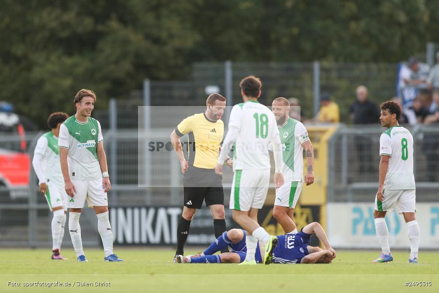 sport, action, Stadion am Schönbusch, SpVgg Greuther Fürth II, SVA, SV Viktoria Aschaffenburg, SGF, Regionalliga Bayern, Fussball, BFV, Aschaffenburg, 25.07.2025, 1. Spieltag - Bild-ID: 2495315
