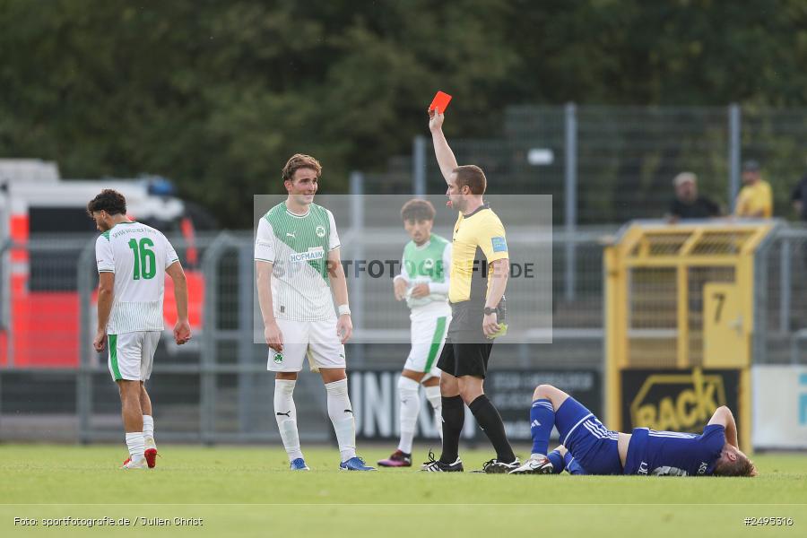 sport, action, Stadion am Schönbusch, SpVgg Greuther Fürth II, SVA, SV Viktoria Aschaffenburg, SGF, Regionalliga Bayern, Fussball, BFV, Aschaffenburg, 25.07.2025, 1. Spieltag - Bild-ID: 2495316
