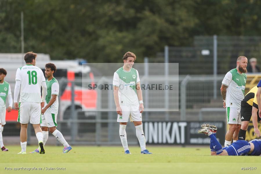 sport, action, Stadion am Schönbusch, SpVgg Greuther Fürth II, SVA, SV Viktoria Aschaffenburg, SGF, Regionalliga Bayern, Fussball, BFV, Aschaffenburg, 25.07.2025, 1. Spieltag - Bild-ID: 2495317