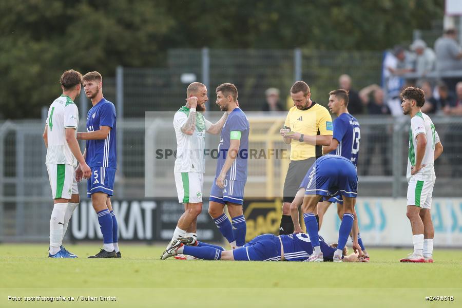 sport, action, Stadion am Schönbusch, SpVgg Greuther Fürth II, SVA, SV Viktoria Aschaffenburg, SGF, Regionalliga Bayern, Fussball, BFV, Aschaffenburg, 25.07.2025, 1. Spieltag - Bild-ID: 2495318