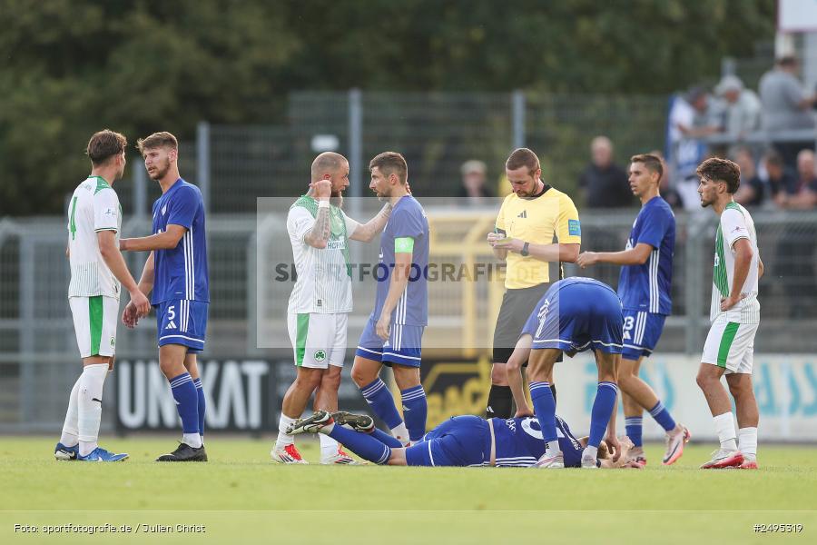 sport, action, Stadion am Schönbusch, SpVgg Greuther Fürth II, SVA, SV Viktoria Aschaffenburg, SGF, Regionalliga Bayern, Fussball, BFV, Aschaffenburg, 25.07.2025, 1. Spieltag - Bild-ID: 2495319