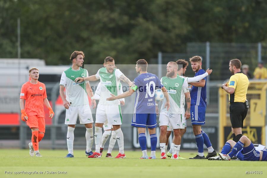 sport, action, Stadion am Schönbusch, SpVgg Greuther Fürth II, SVA, SV Viktoria Aschaffenburg, SGF, Regionalliga Bayern, Fussball, BFV, Aschaffenburg, 25.07.2025, 1. Spieltag - Bild-ID: 2495323