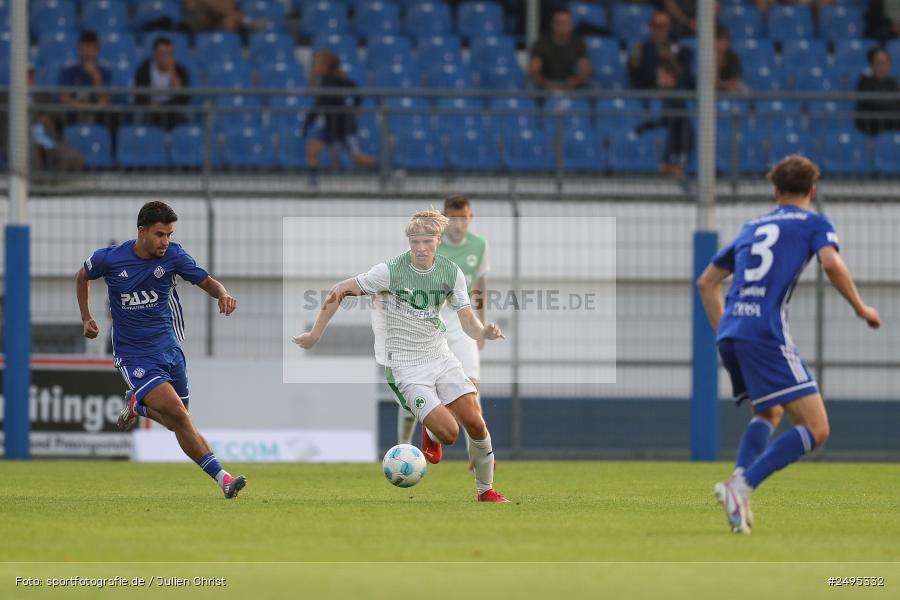 sport, action, Stadion am Schönbusch, SpVgg Greuther Fürth II, SVA, SV Viktoria Aschaffenburg, SGF, Regionalliga Bayern, Fussball, BFV, Aschaffenburg, 25.07.2025, 1. Spieltag - Bild-ID: 2495332