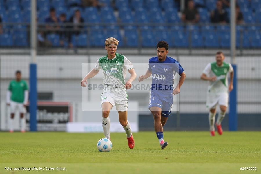 sport, action, Stadion am Schönbusch, SpVgg Greuther Fürth II, SVA, SV Viktoria Aschaffenburg, SGF, Regionalliga Bayern, Fussball, BFV, Aschaffenburg, 25.07.2025, 1. Spieltag - Bild-ID: 2495335