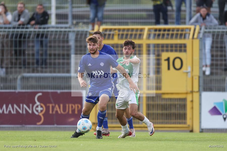 sport, action, Stadion am Schönbusch, SpVgg Greuther Fürth II, SVA, SV Viktoria Aschaffenburg, SGF, Regionalliga Bayern, Fussball, BFV, Aschaffenburg, 25.07.2025, 1. Spieltag - Bild-ID: 2495342