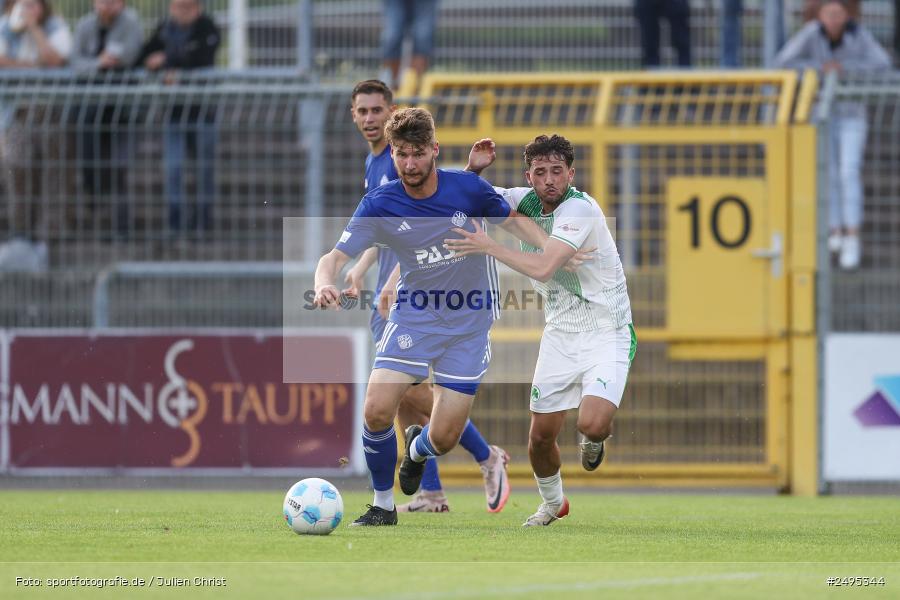 sport, action, Stadion am Schönbusch, SpVgg Greuther Fürth II, SVA, SV Viktoria Aschaffenburg, SGF, Regionalliga Bayern, Fussball, BFV, Aschaffenburg, 25.07.2025, 1. Spieltag - Bild-ID: 2495344
