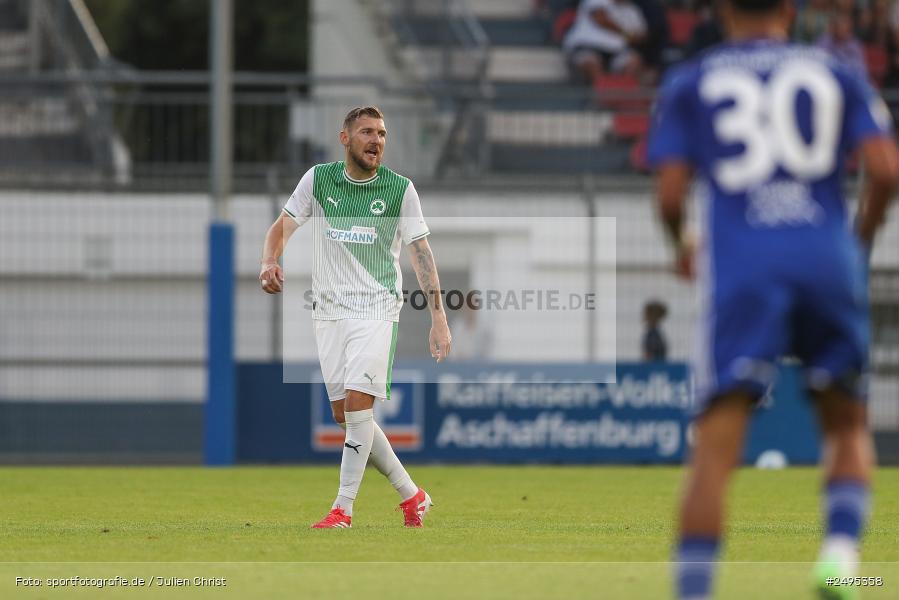 sport, action, Stadion am Schönbusch, SpVgg Greuther Fürth II, SVA, SV Viktoria Aschaffenburg, SGF, Regionalliga Bayern, Fussball, BFV, Aschaffenburg, 25.07.2025, 1. Spieltag - Bild-ID: 2495358