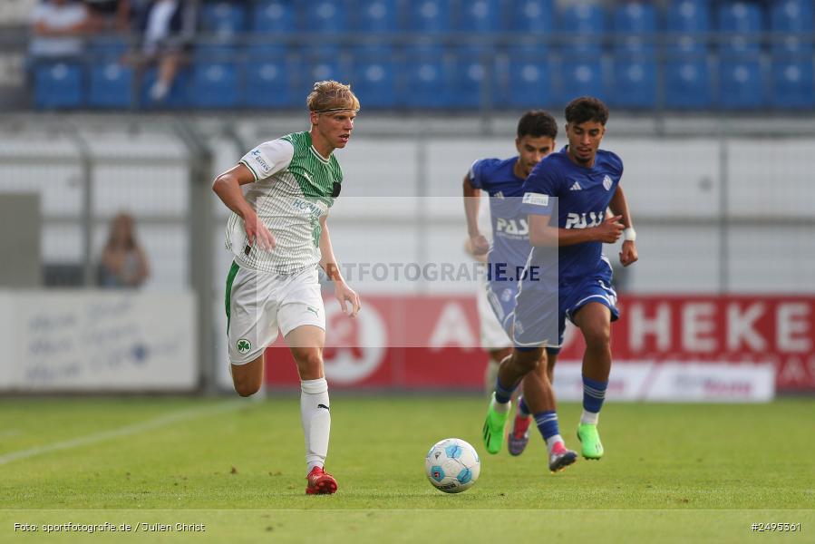 sport, action, Stadion am Schönbusch, SpVgg Greuther Fürth II, SVA, SV Viktoria Aschaffenburg, SGF, Regionalliga Bayern, Fussball, BFV, Aschaffenburg, 25.07.2025, 1. Spieltag - Bild-ID: 2495361