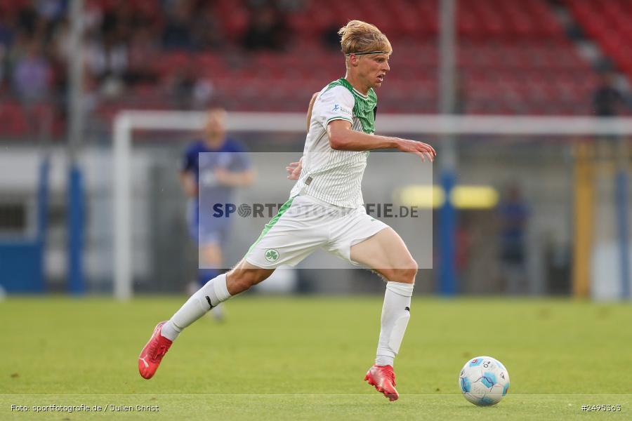 sport, action, Stadion am Schönbusch, SpVgg Greuther Fürth II, SVA, SV Viktoria Aschaffenburg, SGF, Regionalliga Bayern, Fussball, BFV, Aschaffenburg, 25.07.2025, 1. Spieltag - Bild-ID: 2495363