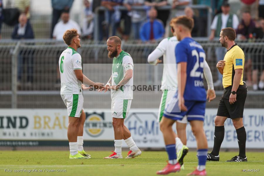 sport, action, Stadion am Schönbusch, SpVgg Greuther Fürth II, SVA, SV Viktoria Aschaffenburg, SGF, Regionalliga Bayern, Fussball, BFV, Aschaffenburg, 25.07.2025, 1. Spieltag - Bild-ID: 2495367