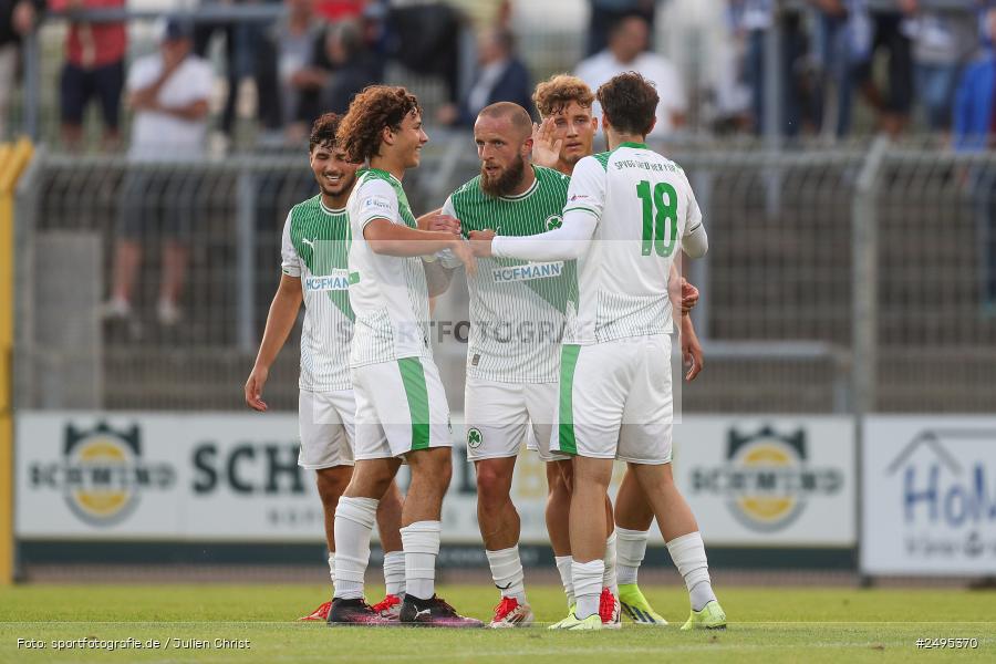 sport, action, Stadion am Schönbusch, SpVgg Greuther Fürth II, SVA, SV Viktoria Aschaffenburg, SGF, Regionalliga Bayern, Fussball, BFV, Aschaffenburg, 25.07.2025, 1. Spieltag - Bild-ID: 2495370