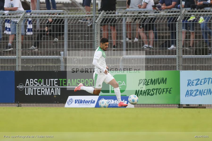 sport, action, Stadion am Schönbusch, SpVgg Greuther Fürth II, SVA, SV Viktoria Aschaffenburg, SGF, Regionalliga Bayern, Fussball, BFV, Aschaffenburg, 25.07.2025, 1. Spieltag - Bild-ID: 2495380