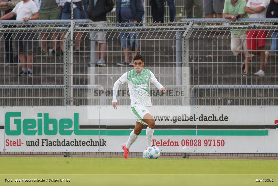 sport, action, Stadion am Schönbusch, SpVgg Greuther Fürth II, SVA, SV Viktoria Aschaffenburg, SGF, Regionalliga Bayern, Fussball, BFV, Aschaffenburg, 25.07.2025, 1. Spieltag - Bild-ID: 2495382