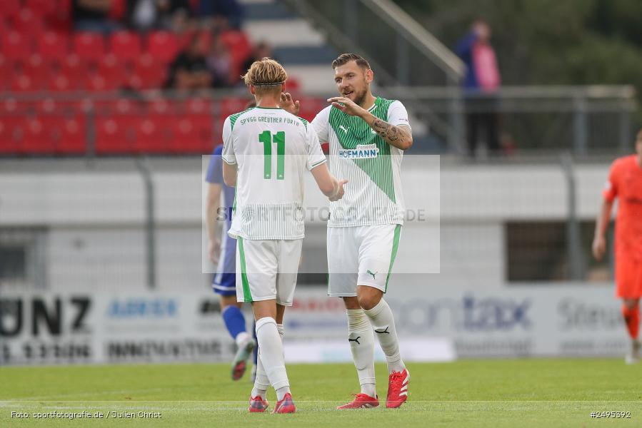 sport, action, Stadion am Schönbusch, SpVgg Greuther Fürth II, SVA, SV Viktoria Aschaffenburg, SGF, Regionalliga Bayern, Fussball, BFV, Aschaffenburg, 25.07.2025, 1. Spieltag - Bild-ID: 2495392