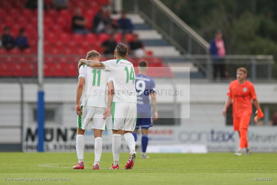 sport, action, Stadion am Schönbusch, SpVgg Greuther Fürth II, SVA, SV Viktoria Aschaffenburg, SGF, Regionalliga Bayern, Fussball, BFV, Aschaffenburg, 25.07.2025, 1. Spieltag - Bild-ID: 2495395