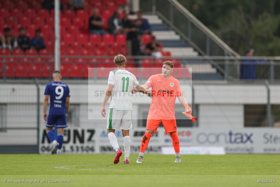 sport, action, Stadion am Schönbusch, SpVgg Greuther Fürth II, SVA, SV Viktoria Aschaffenburg, SGF, Regionalliga Bayern, Fussball, BFV, Aschaffenburg, 25.07.2025, 1. Spieltag - Bild-ID: 2495396