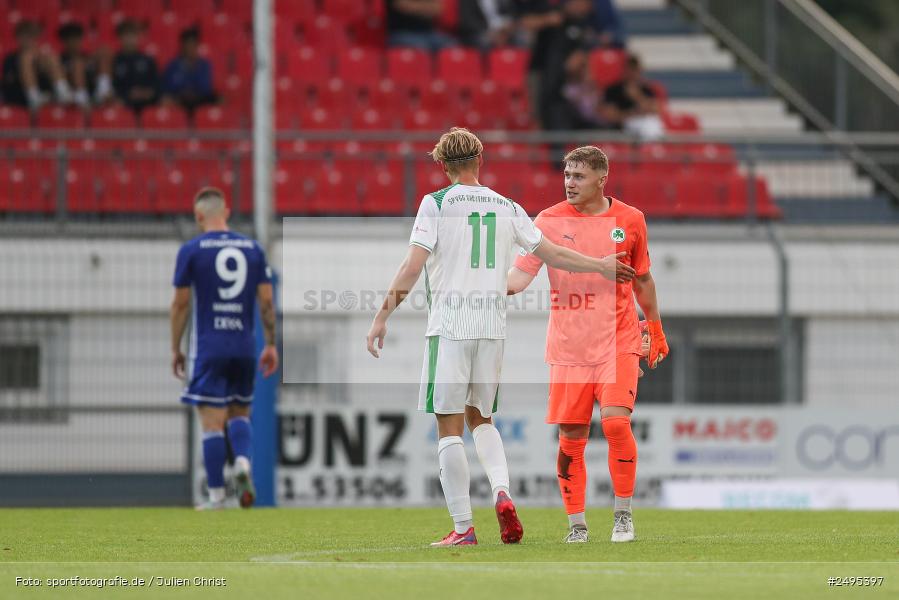 sport, action, Stadion am Schönbusch, SpVgg Greuther Fürth II, SVA, SV Viktoria Aschaffenburg, SGF, Regionalliga Bayern, Fussball, BFV, Aschaffenburg, 25.07.2025, 1. Spieltag - Bild-ID: 2495397
