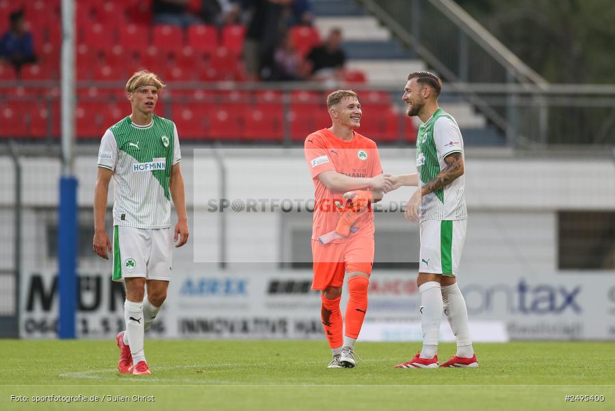 sport, action, Stadion am Schönbusch, SpVgg Greuther Fürth II, SVA, SV Viktoria Aschaffenburg, SGF, Regionalliga Bayern, Fussball, BFV, Aschaffenburg, 25.07.2025, 1. Spieltag - Bild-ID: 2495400