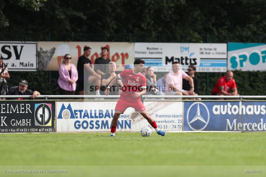 Sportgelände, Lohr am Main, 26.07.2025, sport, action, Fussball, BFV, 2. Spieltag, Bezirksliga Unterfranken West, HOS, TSV, SpVgg Hösbach-Bahnhof, TSV Lohr - Bild-ID: 2495410