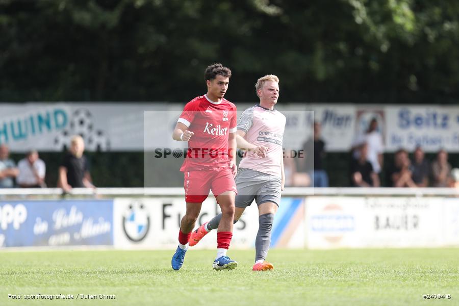 Sportgelände, Lohr am Main, 26.07.2025, sport, action, Fussball, BFV, 2. Spieltag, Bezirksliga Unterfranken West, HOS, TSV, SpVgg Hösbach-Bahnhof, TSV Lohr - Bild-ID: 2495418