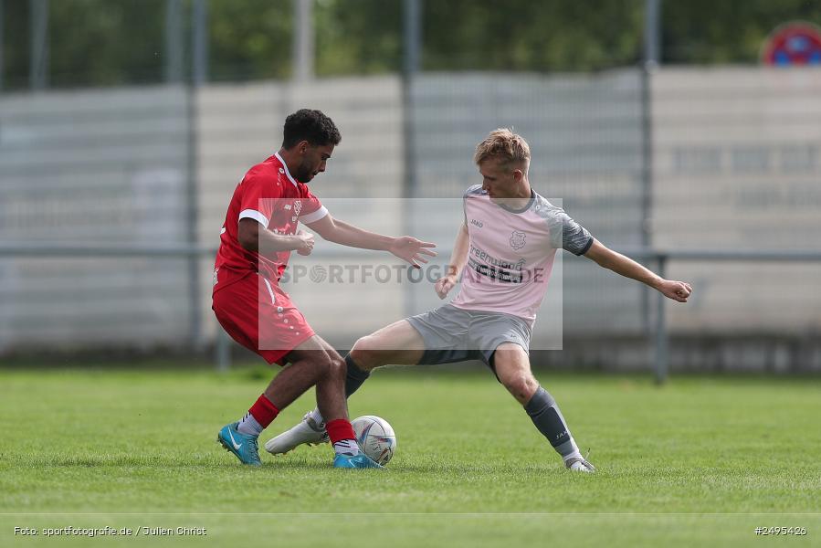 Sportgelände, Lohr am Main, 26.07.2025, sport, action, Fussball, BFV, 2. Spieltag, Bezirksliga Unterfranken West, HOS, TSV, SpVgg Hösbach-Bahnhof, TSV Lohr - Bild-ID: 2495426