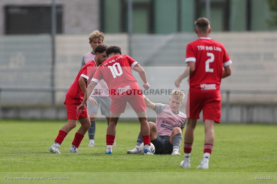 Sportgelände, Lohr am Main, 26.07.2025, sport, action, Fussball, BFV, 2. Spieltag, Bezirksliga Unterfranken West, HOS, TSV, SpVgg Hösbach-Bahnhof, TSV Lohr - Bild-ID: 2495441