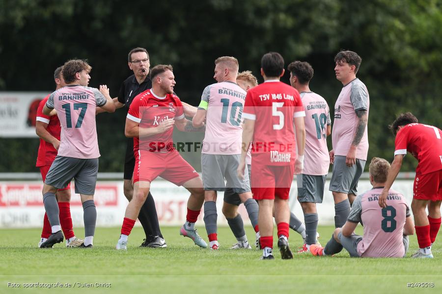 Sportgelände, Lohr am Main, 26.07.2025, sport, action, Fussball, BFV, 2. Spieltag, Bezirksliga Unterfranken West, HOS, TSV, SpVgg Hösbach-Bahnhof, TSV Lohr - Bild-ID: 2495518