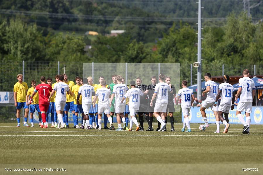 Sportgelände Seebachtal, Hain, 26.07.2025, sport, action, Fussball, BFV, 2. Spieltag, Landesliga Nordwest, ASV, DJK, ASV Rimpar, DJK Hain - Bild-ID: 2495532