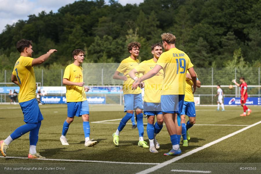 Sportgelände Seebachtal, Hain, 26.07.2025, sport, action, Fussball, BFV, 2. Spieltag, Landesliga Nordwest, ASV, DJK, ASV Rimpar, DJK Hain - Bild-ID: 2495563
