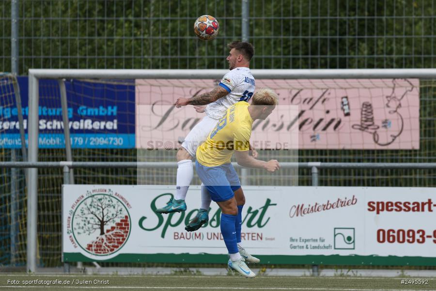 Sportgelände Seebachtal, Hain, 26.07.2025, sport, action, Fussball, BFV, 2. Spieltag, Landesliga Nordwest, ASV, DJK, ASV Rimpar, DJK Hain - Bild-ID: 2495592