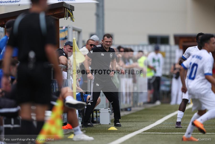 Sportgelände Seebachtal, Hain, 26.07.2025, sport, action, Fussball, BFV, 2. Spieltag, Landesliga Nordwest, ASV, DJK, ASV Rimpar, DJK Hain - Bild-ID: 2495595