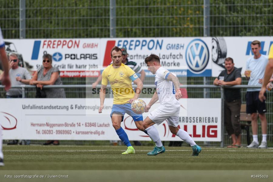 Sportgelände Seebachtal, Hain, 26.07.2025, sport, action, Fussball, BFV, 2. Spieltag, Landesliga Nordwest, ASV, DJK, ASV Rimpar, DJK Hain - Bild-ID: 2495626