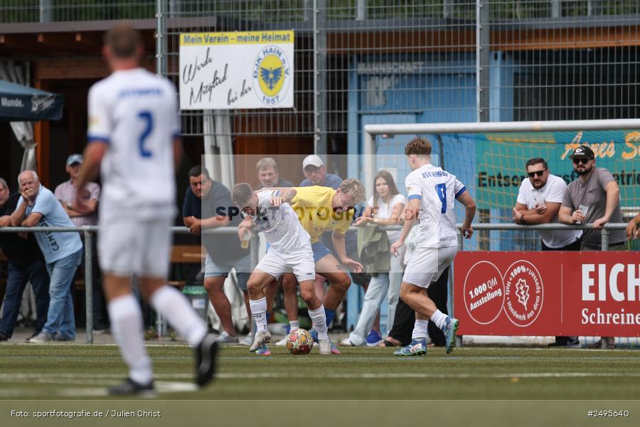Sportgelände Seebachtal, Hain, 26.07.2025, sport, action, Fussball, BFV, 2. Spieltag, Landesliga Nordwest, ASV, DJK, ASV Rimpar, DJK Hain - Bild-ID: 2495640