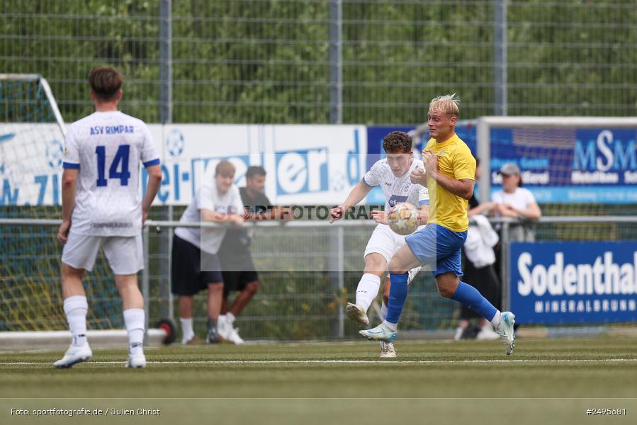 Sportgelände Seebachtal, Hain, 26.07.2025, sport, action, Fussball, BFV, 2. Spieltag, Landesliga Nordwest, ASV, DJK, ASV Rimpar, DJK Hain - Bild-ID: 2495681