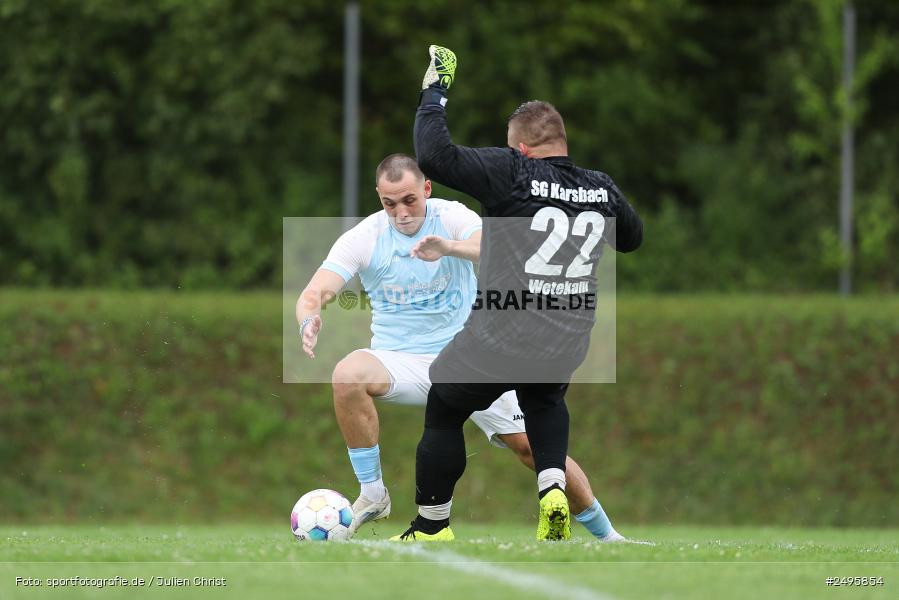sport, action, Trennfeld, Sportgelände, SVT, SV Trennfeld, SG 1 FC Karsbach, Kreisklasse Würzburg Gr. 3, Fussball, FCK, BFV, 27.07.2025, 2. Spieltag - Bild-ID: 2495854