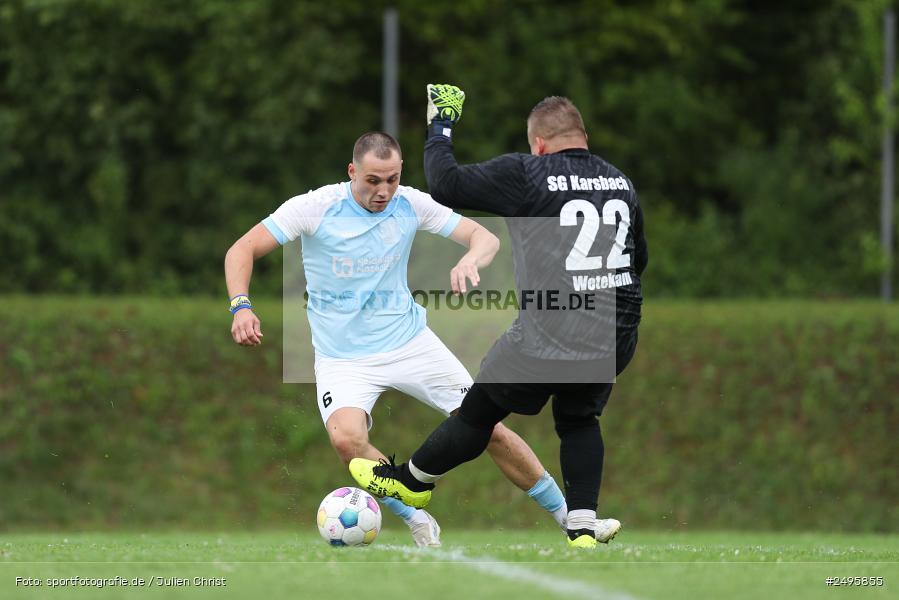 sport, action, Trennfeld, Sportgelände, SVT, SV Trennfeld, SG 1 FC Karsbach, Kreisklasse Würzburg Gr. 3, Fussball, FCK, BFV, 27.07.2025, 2. Spieltag - Bild-ID: 2495855