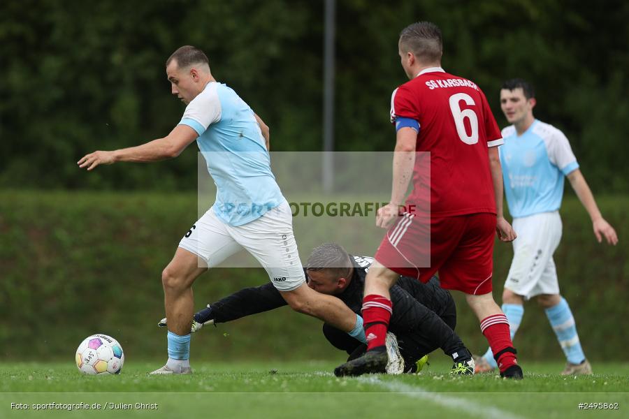 sport, action, Trennfeld, Sportgelände, SVT, SV Trennfeld, SG 1 FC Karsbach, Kreisklasse Würzburg Gr. 3, Fussball, FCK, BFV, 27.07.2025, 2. Spieltag - Bild-ID: 2495862