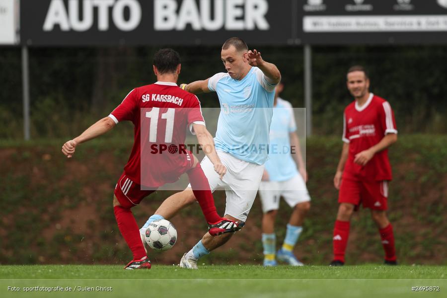 sport, action, Trennfeld, Sportgelände, SVT, SV Trennfeld, SG 1 FC Karsbach, Kreisklasse Würzburg Gr. 3, Fussball, FCK, BFV, 27.07.2025, 2. Spieltag - Bild-ID: 2495872