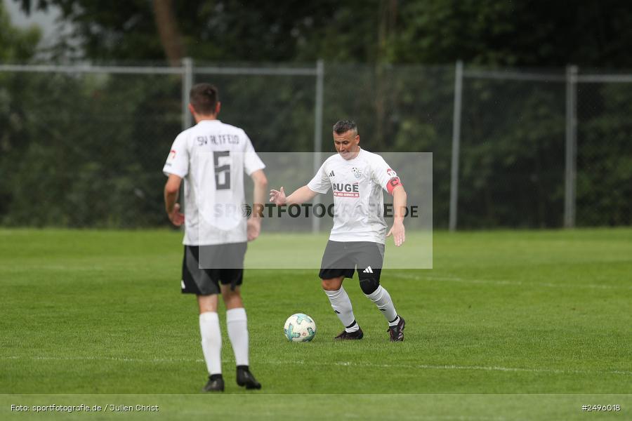 sport, action, Sportgelände, SVB, SVA, SV Altfeld, SG1 Bischbrunn / Oberndorf, Kreisklasse Würzburg Gr. 3, Fussball, BFV, Altfeld, 27.07.2025, 2. Spieltag - Bild-ID: 2496018