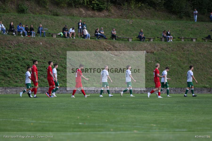 sport, action, SV Alemannia Haibach, Landesliga Nordwest, Kohlenberg-Arena, HAI, Fussball, Fuchsstadt, FCF, BFV, 3. Spieltag, 29.07.2025, 1. FC Fuchsstadt - Bild-ID: 2496075