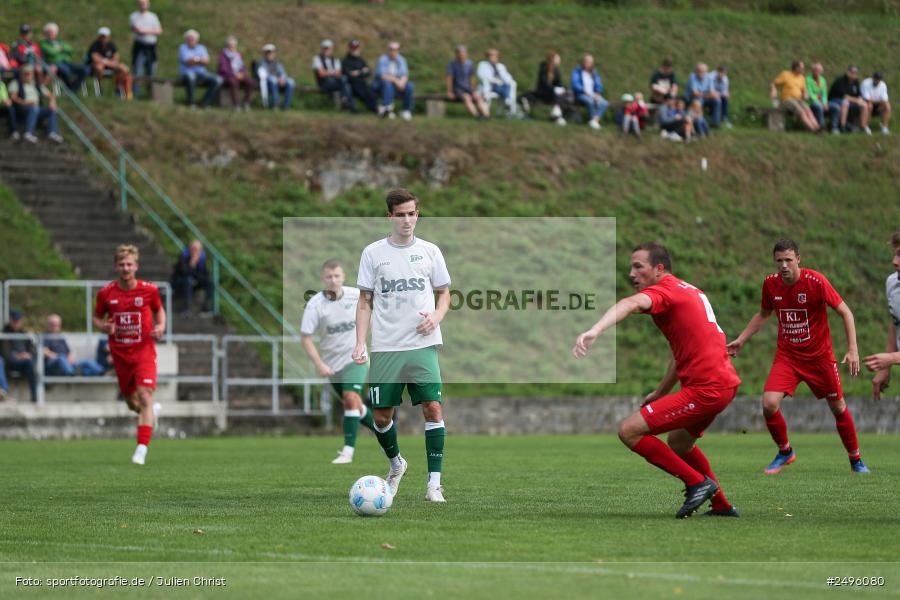 sport, action, SV Alemannia Haibach, Landesliga Nordwest, Kohlenberg-Arena, HAI, Fussball, Fuchsstadt, FCF, BFV, 3. Spieltag, 29.07.2025, 1. FC Fuchsstadt - Bild-ID: 2496080
